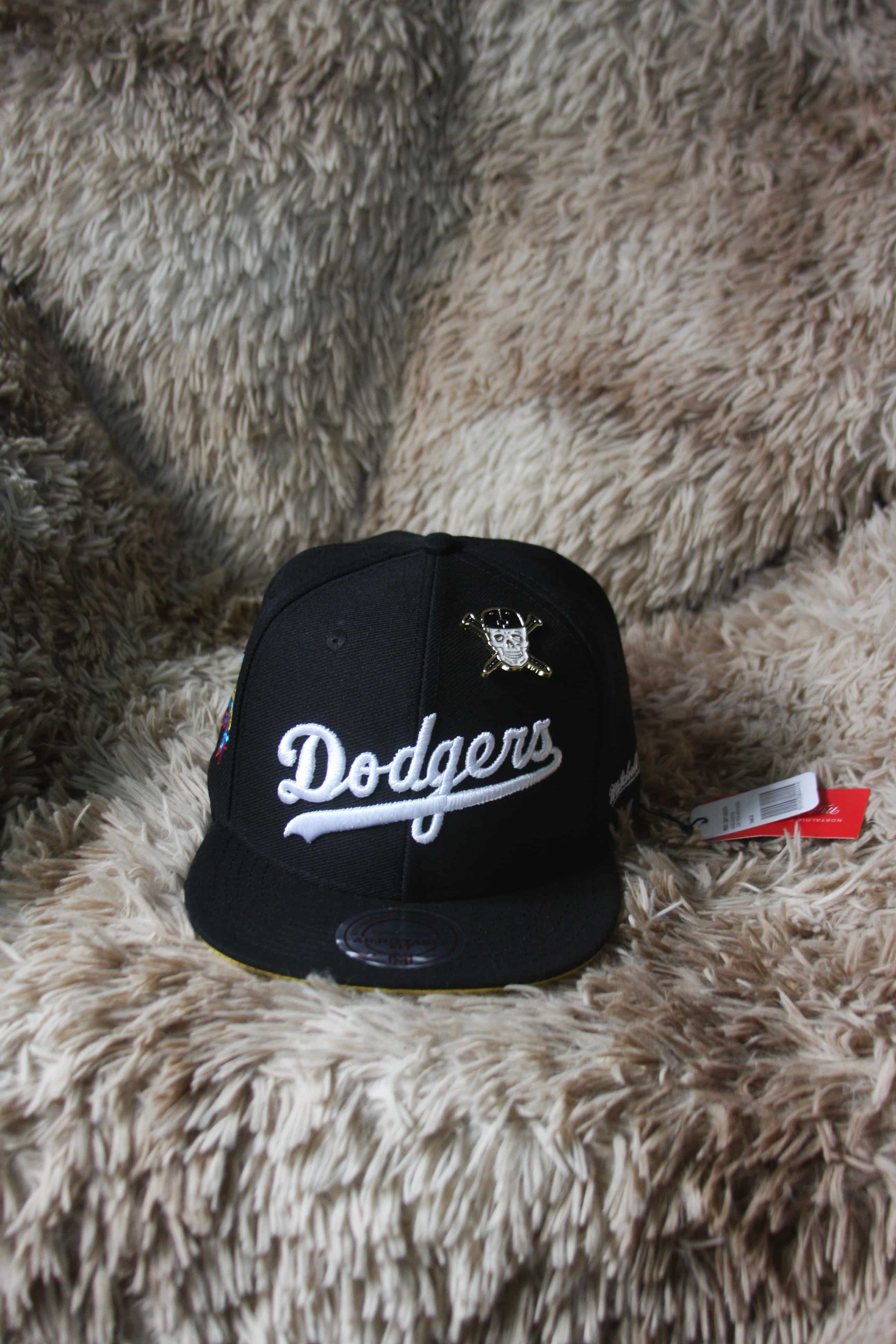 Gorra Los Angeles Dodgers Logo Bordado – Negra