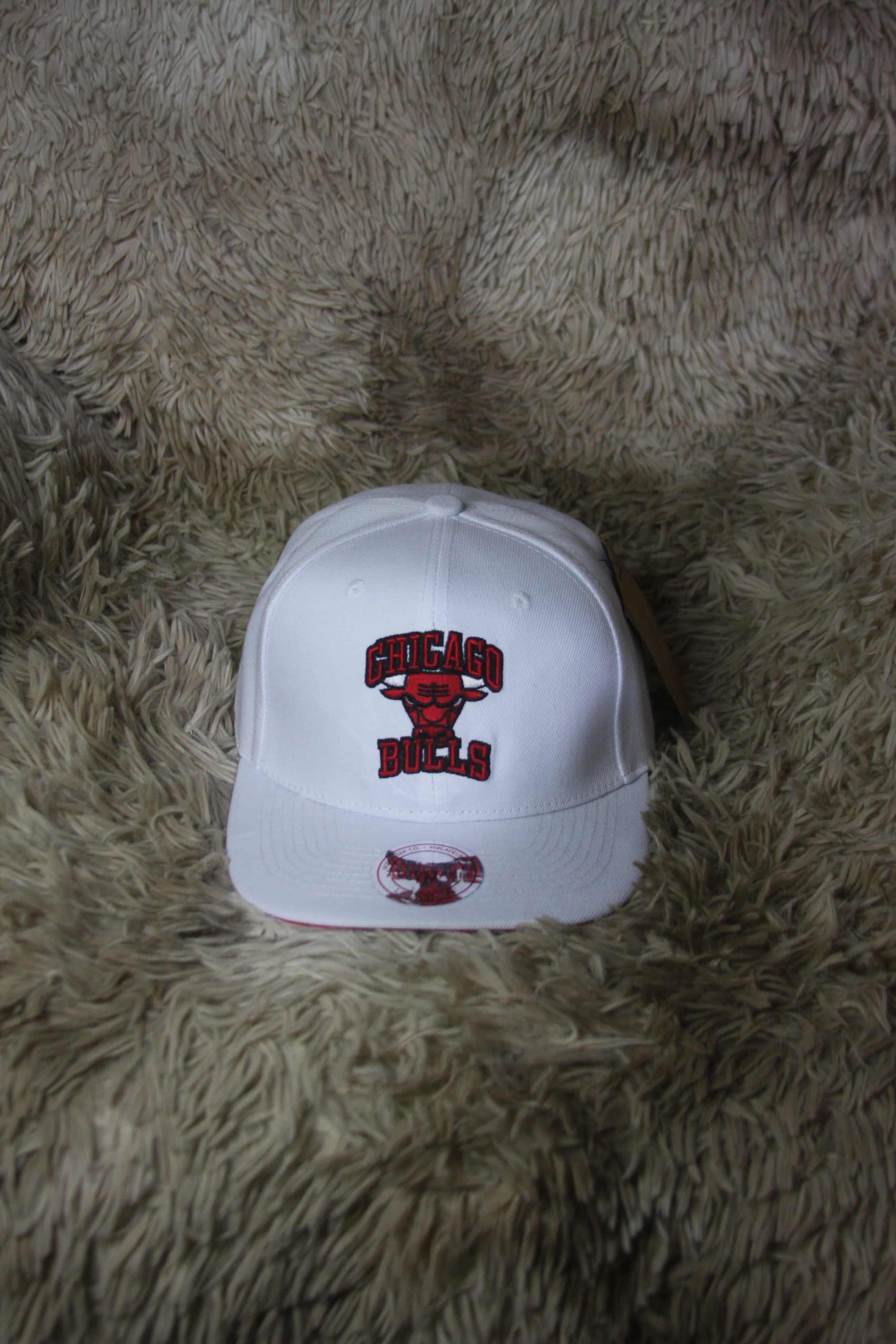 Gorra Chicago Bulls White Snapback 